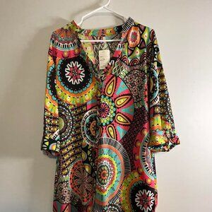 Voll Boutique Dress Size 3X - Beautiful & Colorful Design